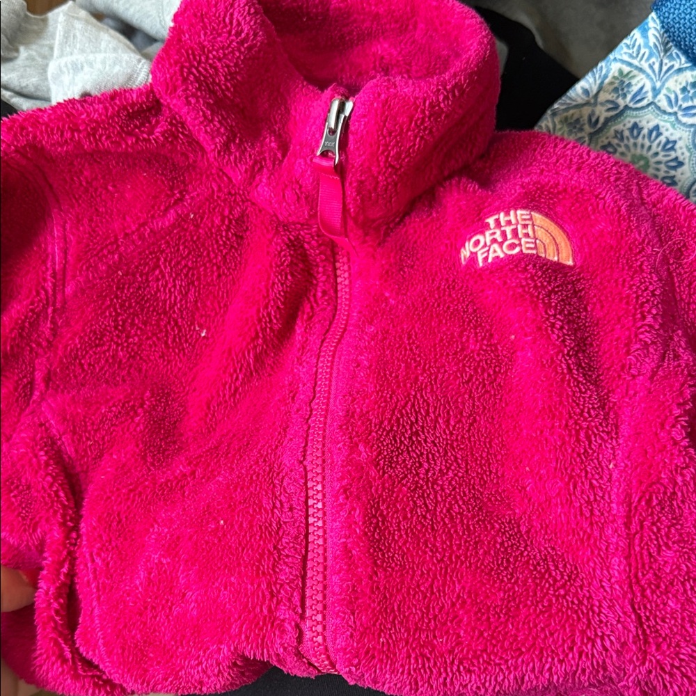 The North Face Vibrant Pink Fleece Jacket